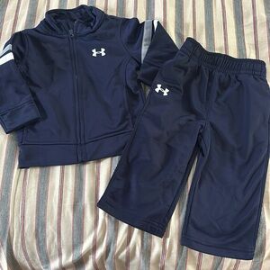 Little Boys Under Armour track suit